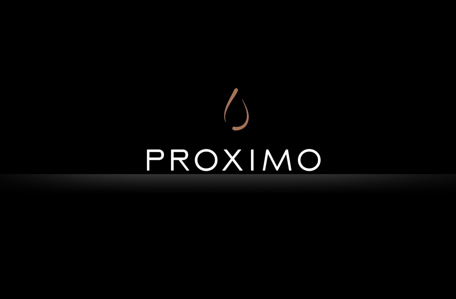 Render of the Proximo Spirits logo, showcasing brand identity design services for consumer packaged goods.