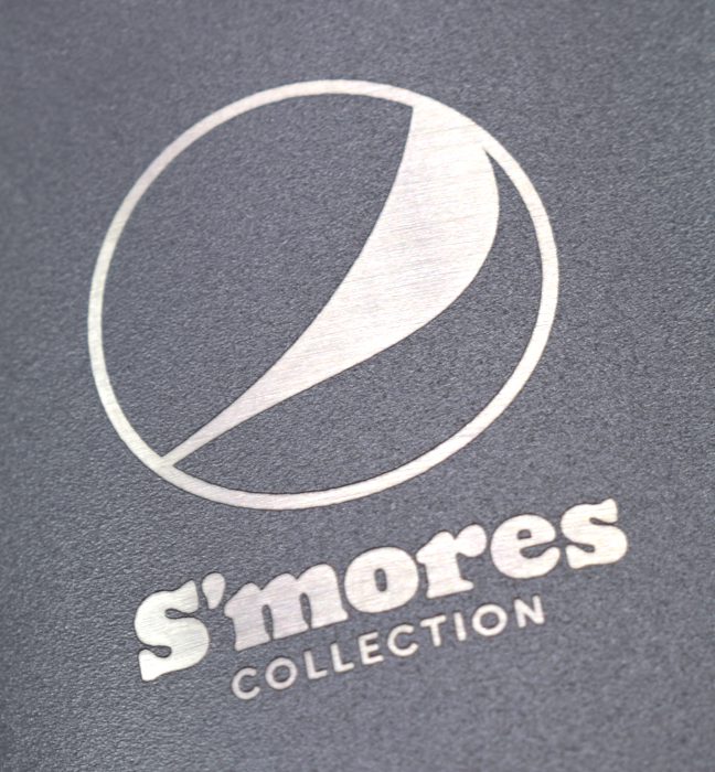 Close-up shot of the logo for the Pepsi S’mores collection as seen on the limited edition custom mug.