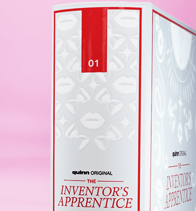 Close up shot of the details on an Influencer Unboxing Experience for Compromised, a Quinn Original audiobook.